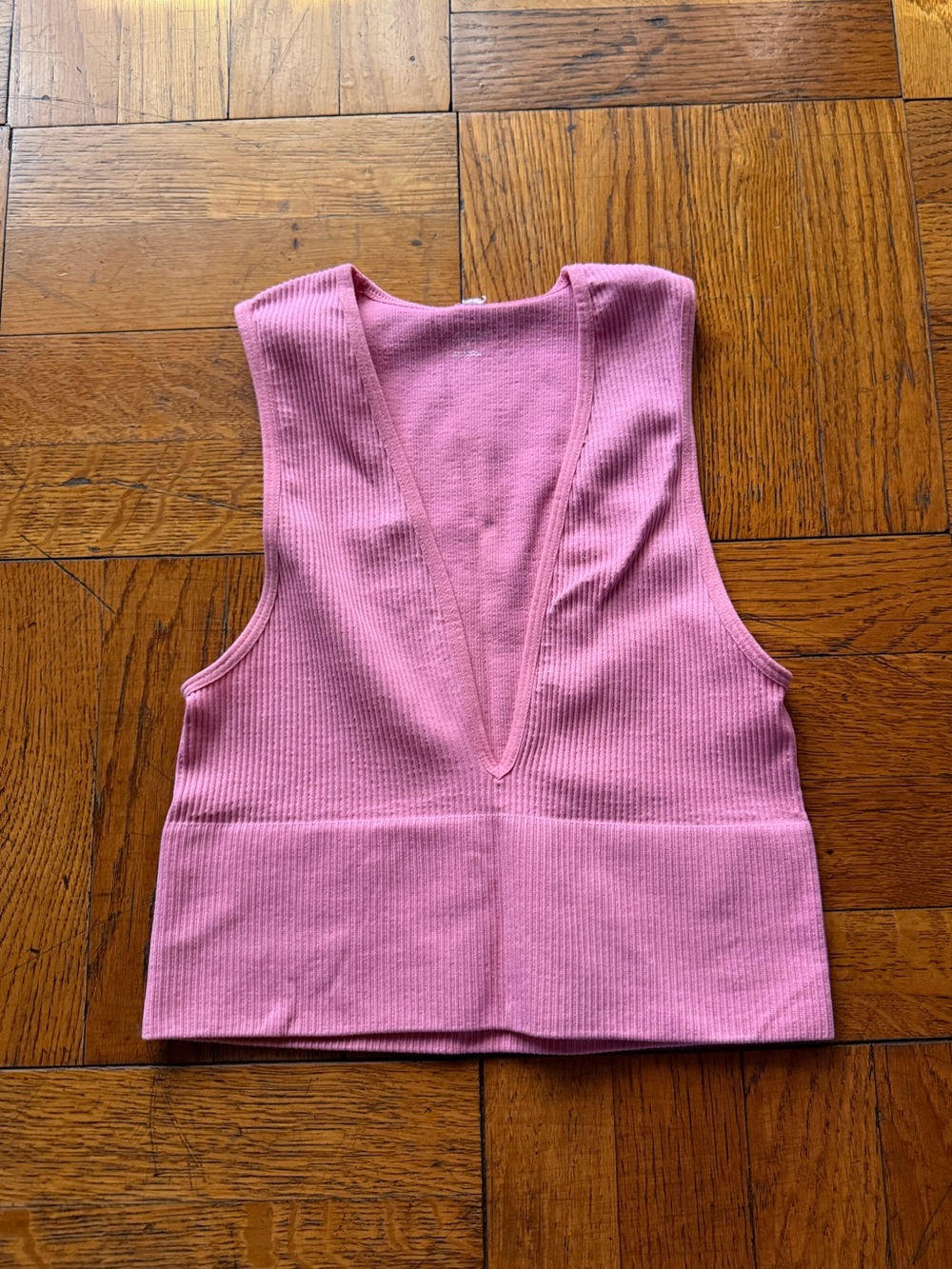 Urban Outfitters Pink Plunge Top